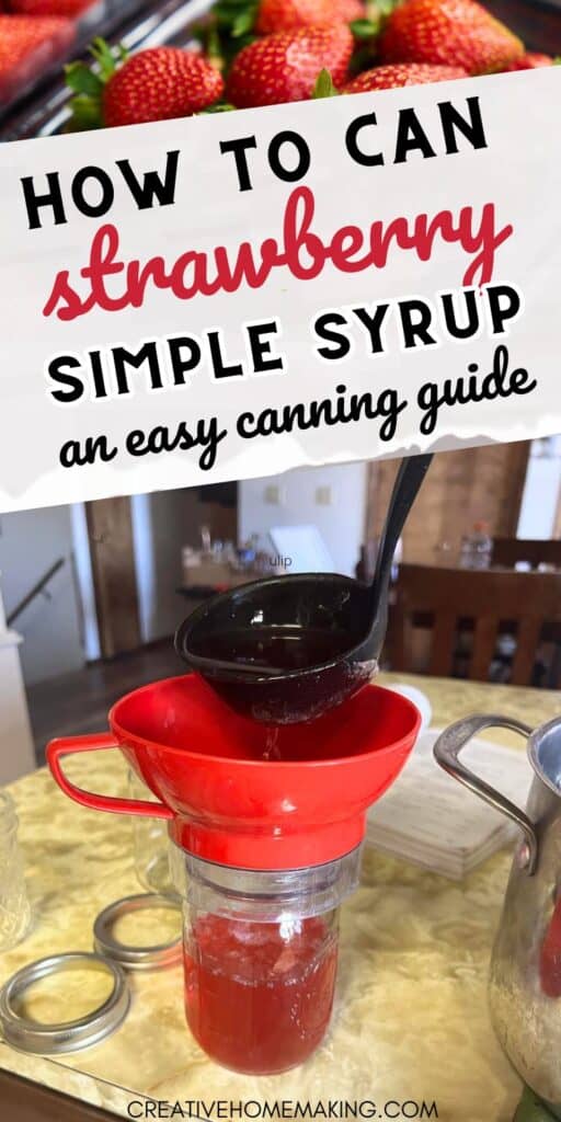 Capture the essence of summer with our delicious homemade strawberry syrup recipe! Perfect for canning and preserving the fresh flavors of ripe strawberries. Drizzle over desserts or mix into cocktails for a burst of fruity goodness.
