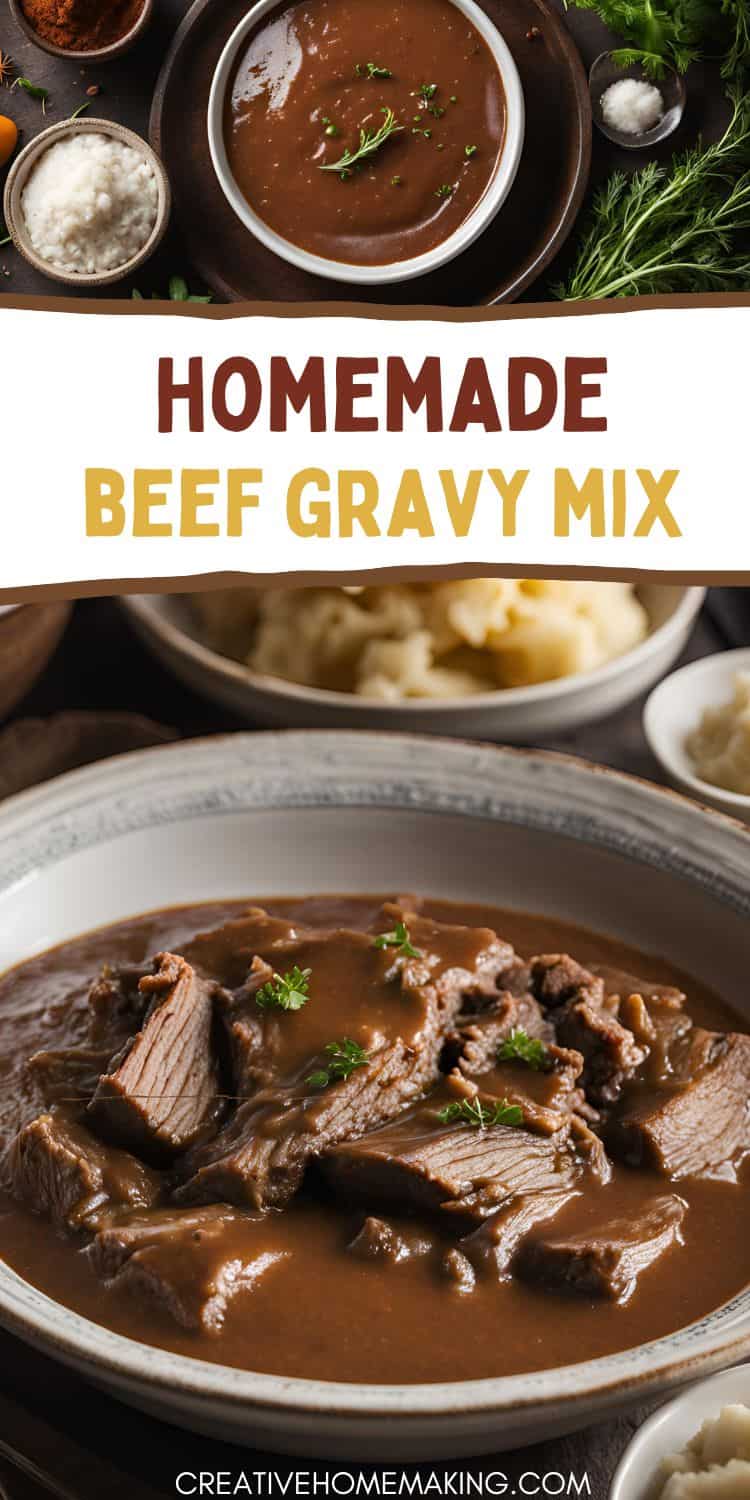 Easy Homemade Beef Gravy Mix Recipe