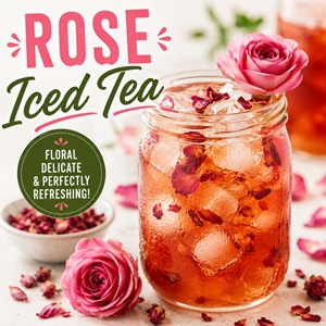 The Best Homemade Rose Iced Tea Recipe