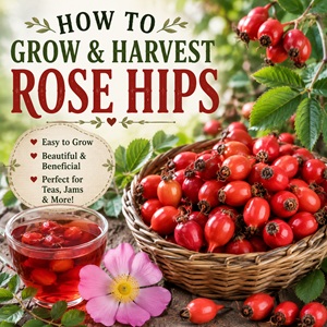 Wondering when rose hips are ready to harvest? Learn what to look for and how to harvest them from your rose bushes. Then turn your harvest into rosehip tea, jam, jelly, syrup, and other delicious homemade creations.