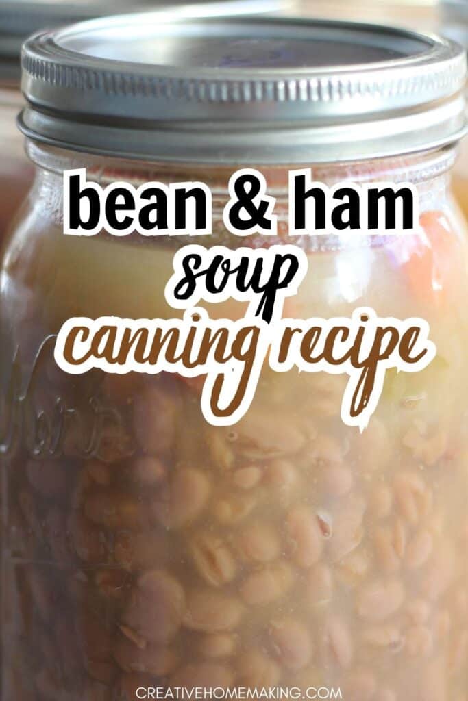 Love the taste of hearty bean and ham soup? With this easy canning recipe, you can enjoy it all year round! Packed with tender beans, savory ham, and flavorful spices, this homemade soup is the perfect comfort food for chilly days. Plus, by canning your own soup, you can save time and money while enjoying the convenience of a quick and easy meal.