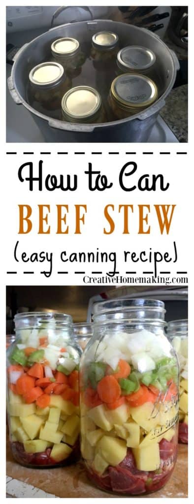 Easy recipe for canning beef stew