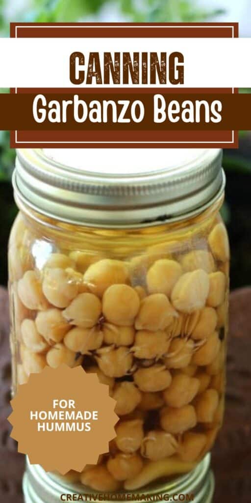 Preserve the goodness of garbanzo beans with this easy canning recipe! ✨ Perfect for making homemade hummus, these canned chickpeas are packed with flavor and nutrition. Learn how to can your own garbanzo beans, ensuring you always have a fresh supply on hand for dips, salads, and more. A great way to enjoy the taste of homemade hummus anytime! 