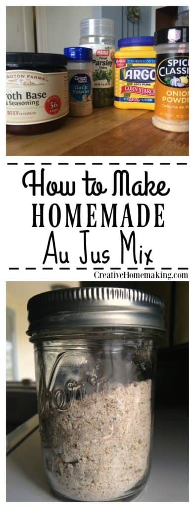 au jus mix recipe