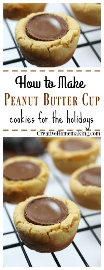 These easy Christmas peanut butter cup cookies are the perfect combination of chocolate and peanut butter. Great for holiday or Christmas cookie exchanges!