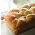 Easy recipe for pull apart garlic bread.