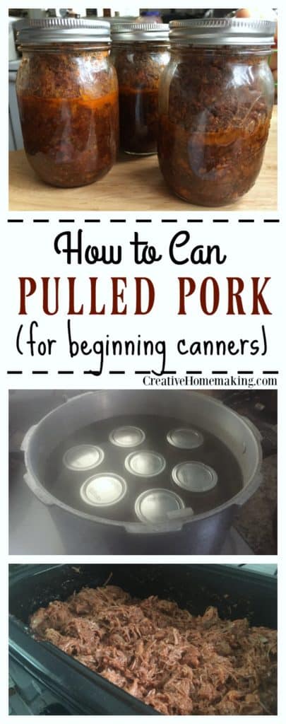 Canning pulled pork. How to make pulled pork to can and put in the pantry for a year or more.