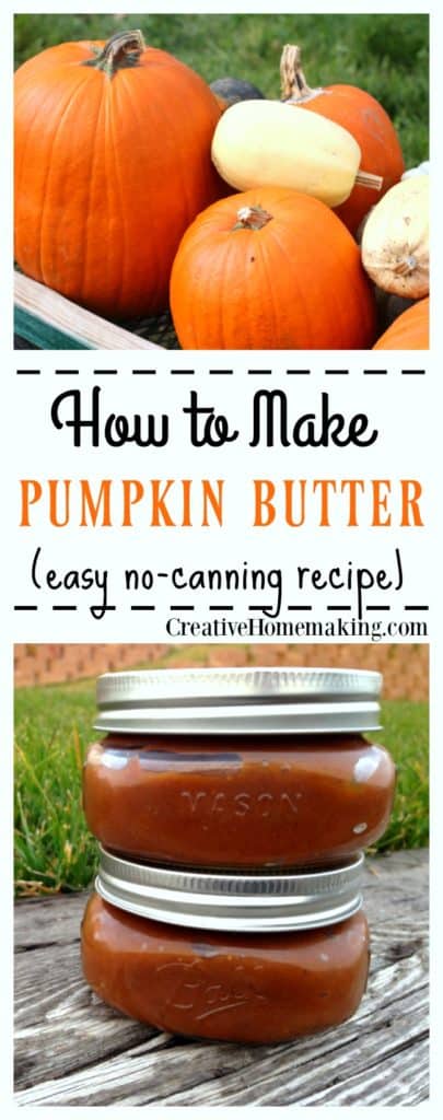 Easy recipe for homemade pumpkin butter. Keep it for yourself or give it away as a gift during the holiday season.