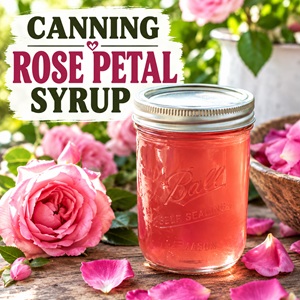 Turn fresh roses from the garden into a beautiful homemade syrup. This rose petal syrup is a lovely way to bring kitchen garden living into your seasonal kitchen and enjoy a little simple homemade living.