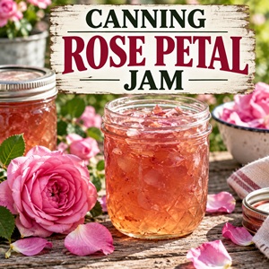 Homemade Rose Petal Jam From the Garden