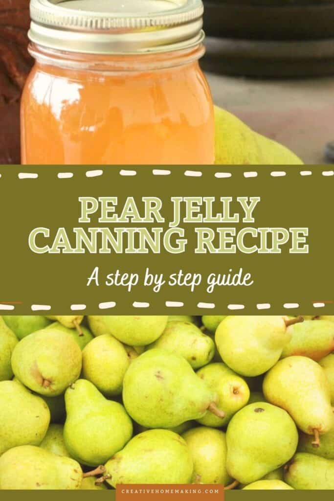 Transform fresh pears into a delicious homemade Pear Jelly with this simple canning recipe! ✨ This fruity preserve captures the sweet essence of ripe pears, making it a perfect spread for toast, biscuits, or desserts. Easy to make and beautifully vibrant, this jelly is not only a delightful addition to your pantry but also makes a thoughtful gift for friends and family. Enjoy the taste of summer all year round with this delightful preserve!