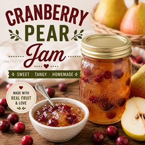 Homemade Cranberry Pear Jam You'll Make Every Fall