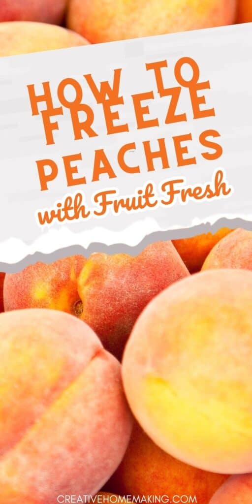 Love peaches but hate when they go bad too fast? Learn how to freeze peaches with Fruit Fresh and enjoy the sweet taste of summer all year round. Our easy-to-follow guide shows you how to preserve the flavor and freshness of your peaches, so you can use them in your favorite recipes at any time. Get started now and never let your peaches go to waste again!