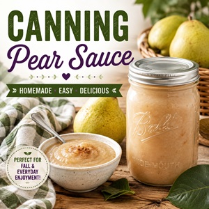 The Best Homemade Pear Sauce for Canning