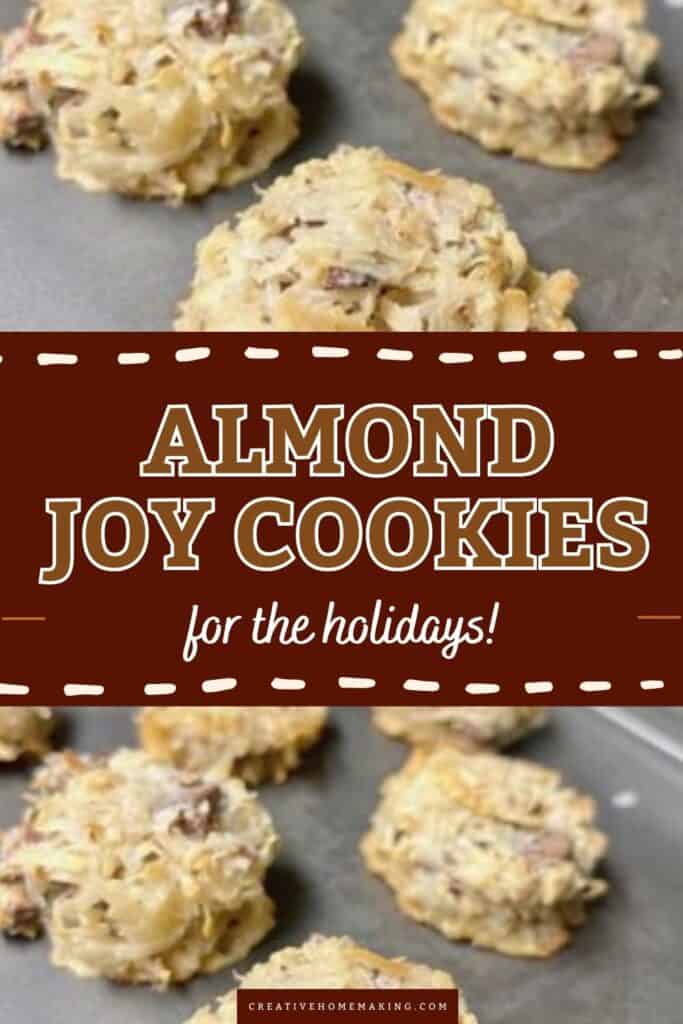 Satisfy your sweet tooth this holiday season with our delicious Almond Joy cookies! These indulgent treats combine rich chocolate, crunchy almonds, and creamy coconut for a delightful twist on the classic candy bar. Perfect for cookie exchanges, holiday parties, or as a sweet gift, these cookies are sure to be a hit with family and friends! 