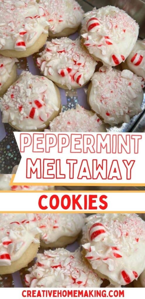  Get into the holiday spirit with these delightful peppermint meltaway cookies!  Soft, buttery, and infused with refreshing peppermint flavor, these cookies melt in your mouth and are perfect for your Christmas cookie tray. Easy to make and irresistibly delicious, they’ll be a festive favorite!