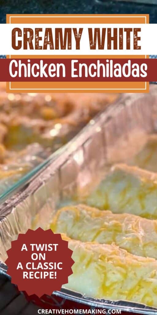 Indulge in the creamy goodness of these White Chicken Enchiladas! ✨ Packed with tender shredded chicken, a rich white sauce, and topped with melted cheese, this dish is a comforting twist on a classic favorite. Perfect for dinner parties or a cozy family meal, these enchiladas are sure to impress! Easy to make and bursting with flavor, they’re a must-try for any Mexican food lover.