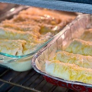 Easy recipe for white chicken enchiladas. One of my favorite quick easy dinners that the whole family will eat!