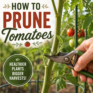Find out when to prune tomato plants and how to do it correctly. Learn how removing tomato suckers can improve airflow, help manage your plants, and direct more energy toward fruit production. A helpful vegetable gardening guide for anyone growing tomatoes at home.