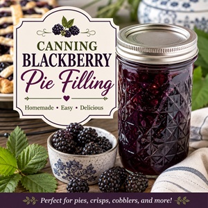 Preserve fresh blackberries at their peak with this simple blackberry pie filling recipe. A must-have for your homemade pantry, this versatile preserve is perfect for summer recipes and anyone who loves from scratch living.