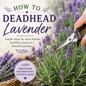 Learn how to deadhead lavender the right way to encourage more blooms, keep plants neat, and enjoy a longer flowering season. This simple step-by-step guide is perfect for herb gardens, cottage garden flowers, and anyone embracing a simple garden living lifestyle.