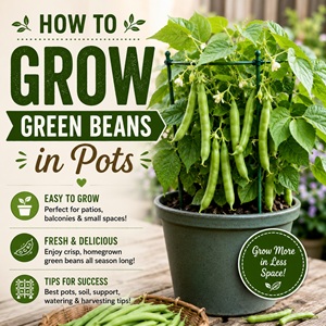 The Best Way to Grow Green Beans in Containers