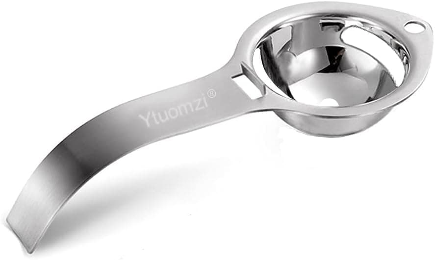 Egg Separator Egg Yolk White Filter Food Grade Egg Divider Stainless Steel Egg Sieve Kitchen Gadget Cooking/Baker Tool Egg Extractor