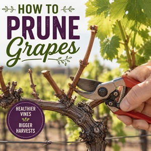 How to Prune Grape Vines for Bigger Grapes