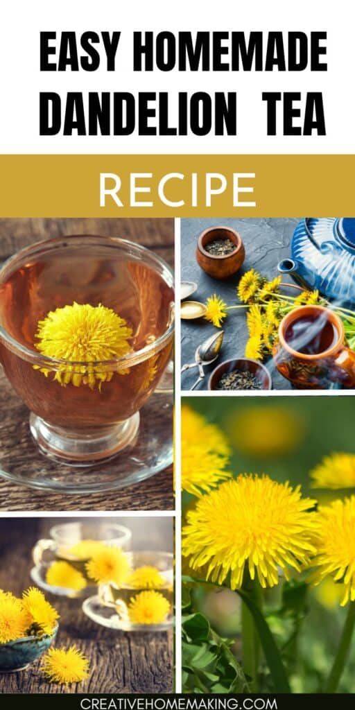 Unwind with a cup of homemade dandelion tea using our easy recipe. Embrace the natural flavors and potential health perks of this herbal delight.