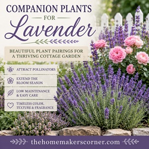 Wondering what grows well with lavender? Learn which companion plants create colorful borders, support pollinators, and bring fragrance and beauty to your garden from spring through fall. These cottage garden favorites are easy to grow and stunning together.
