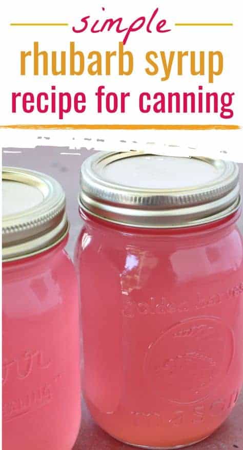 Add a touch of spring to your drinks with this easy rhubarb simple syrup canning recipe! Capture the tangy sweetness of rhubarb in a versatile syrup that's perfect for flavoring cocktails, lemonades, and more. Elevate your beverages with the refreshing taste of homemade rhubarb syrup. 