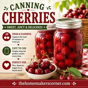 Easy Recipe for Canning Cherries