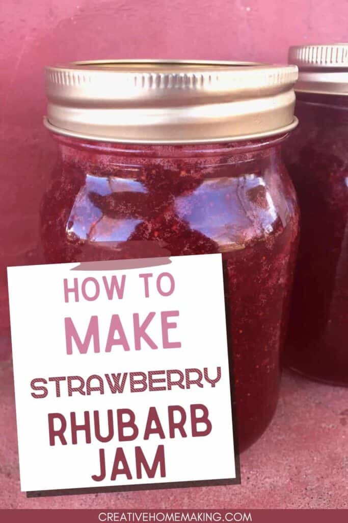 Indulge in the perfect balance of sweet and tangy with this homemade strawberry rhubarb jam recipe! Capture the flavors of summer with this delightful preserve, perfect for spreading on toast, scones, or using as a filling for pastries. Enjoy the taste of fresh strawberries and rhubarb all year round with this easy and delicious recipe.