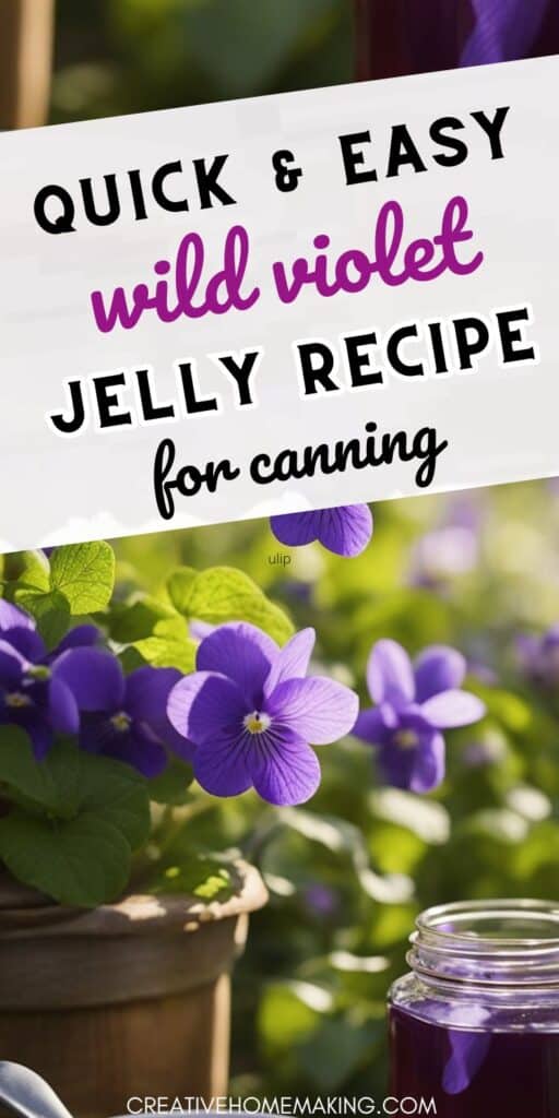 Indulge in the delicate floral flavors of spring with this homemade wild violet jelly canning recipe. Perfect for spreading on warm scones or gifting to friends and family.