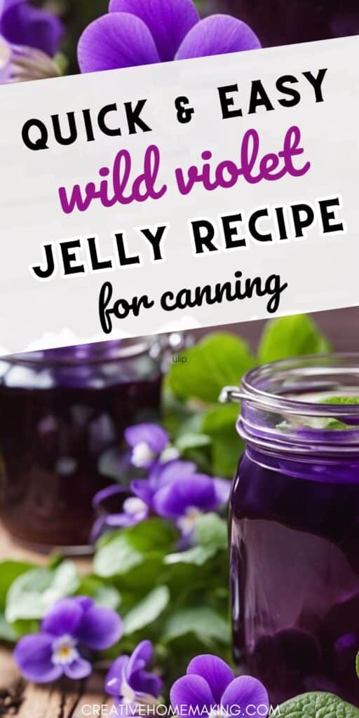 Transform foraged wild violets into a delightful jelly with this simple canning recipe. Add a touch of elegance to your pantry with this homemade treat.