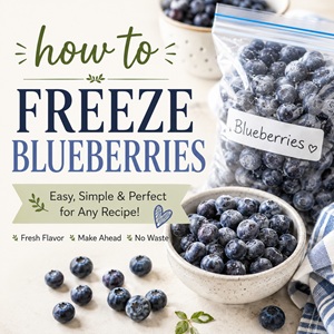 How to Preserve Fresh Blueberries by Freezing