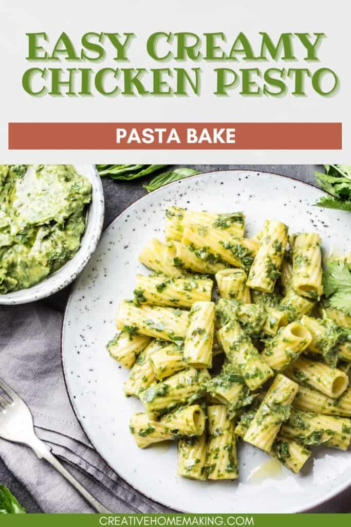 Looking for a quick and delicious dinner idea? Try this creamy chicken pesto pasta bake! This one-pan wonder combines juicy chicken, pasta, and a luscious pesto cream sauce, all baked to perfection with a cheesy topping. It’s the ultimate comfort food that the whole family will love!
