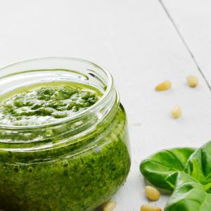 Whip up a batch of fresh and flavorful pesto in just minutes! This easy pesto recipe combines vibrant basil, garlic, and Parmesan cheese for a delicious sauce that elevates pasta, sandwiches, and more.