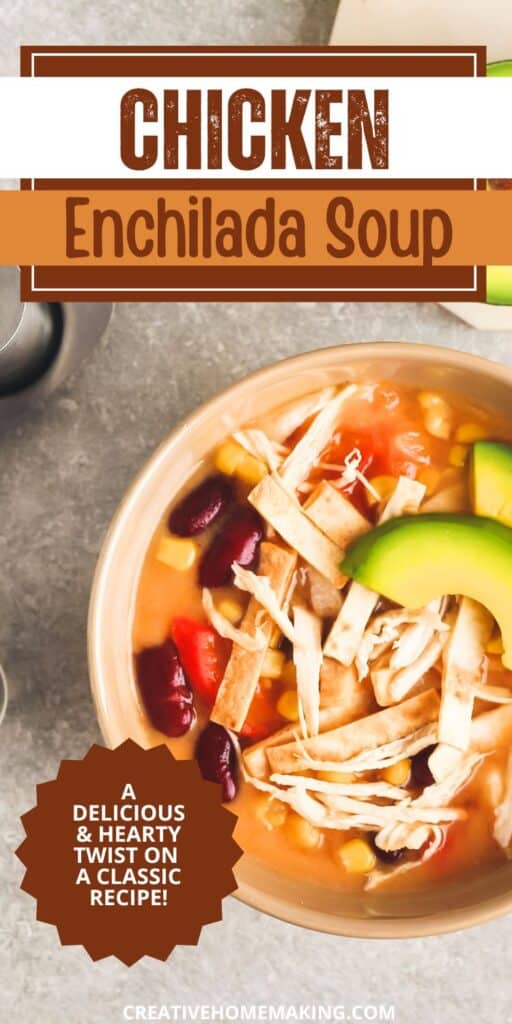 Warm up with a bowl of our flavorful Chicken Enchilada Soup! This easy recipe combines shredded chicken, black beans, corn, and zesty enchilada sauce for a comforting meal that's ready in no time. Top with cheese, avocado, and tortilla strips for the perfect finishing touch!