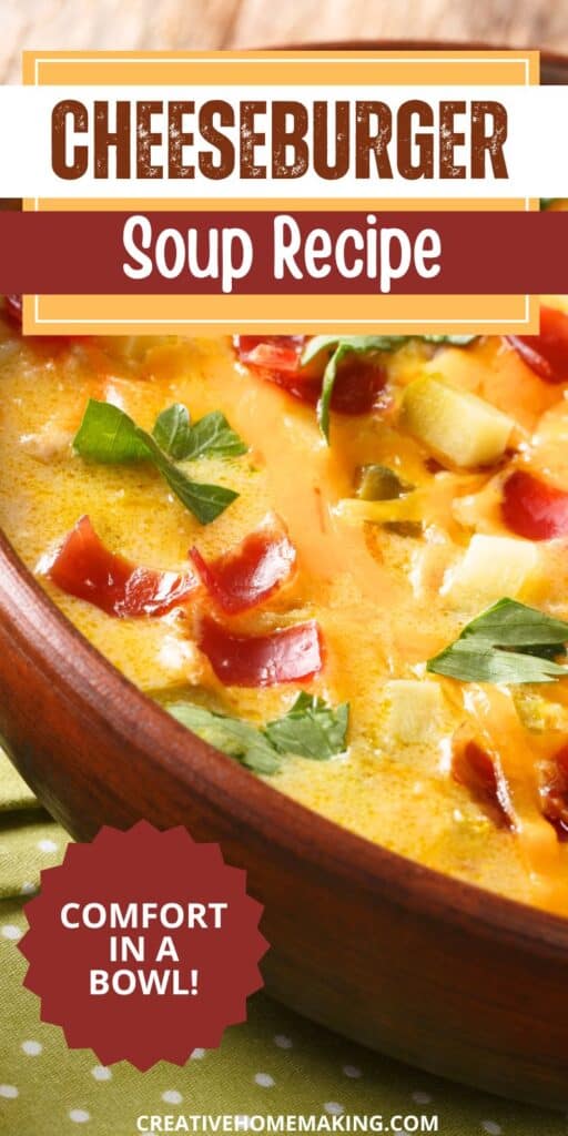 Craving a bowl of comfort? Try this easy cheeseburger soup! Loaded with all the flavors of a classic cheeseburger, it’s creamy, hearty, and sure to satisfy. Ideal for meal prep or a weeknight dinner!