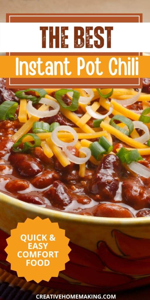 Warm up with the best Instant Pot chili recipe that’s both hearty and flavorful! ️ Made with ground beef, beans, and a blend of spices, this easy recipe is perfect for busy weeknights or cozy gatherings. Ready in just 30 minutes, it’s sure to become a family favorite!