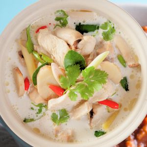 Craving something delicious? Try this easy Thai Chicken Soup recipe! Packed with fresh ingredients and bold flavors, this soup is a delightful twist on traditional comfort food. Serve it hot and enjoy the perfect balance of spice and creaminess!
