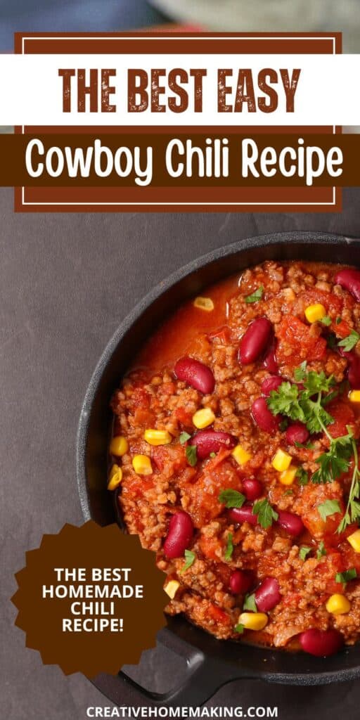 Saddle up for flavor with the best Cowboy Chili recipe! Packed with hearty ground beef, beans, and a perfect blend of spices, this chili is a crowd-pleaser for any occasion. Perfect for chilly nights or game day gatherings, it’s easy to make and even easier to enjoy. Grab your ingredients and get ready to warm up with a bowl of this delicious goodness!