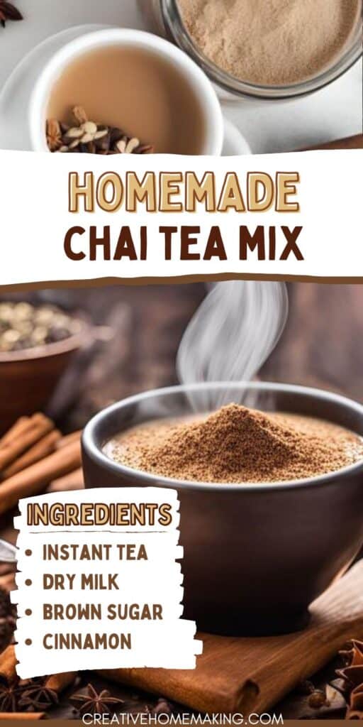 Homemade Chai Tea Mix Recipe