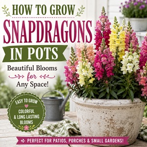 How to Grow Snapdragons in Pots