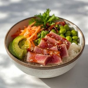 Authentic Ahi Tuna Poke Bowl Recipe