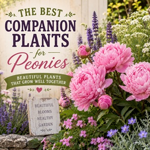 Peony Companion Planting Guide for a Cottage Garden