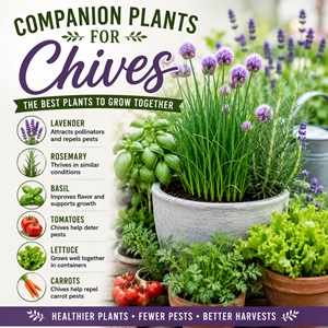Best Companion Plants for Chives in the Kitchen Garden
