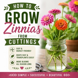 How to Grow Zinnias From Cuttings (Easy Step-by-Step Guide)
