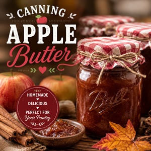 Learn how to make and preserve delicious homemade apple butter with this simple canning tutorial. It's a classic way to enjoy fresh apples long after harvest. Add it to your collection of fall recipes for comforting breakfasts and homemade gifts.